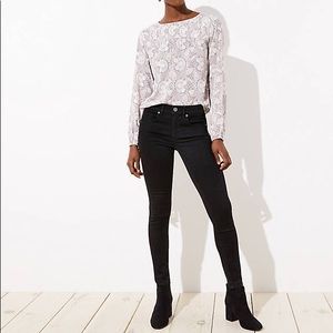 LOFT modern skinny jeans black 2 / 26